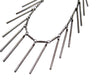 fringe metal decal bracelet