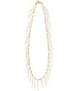fringe metal decal necklace