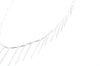 fringe metal decal necklace