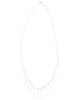 fringe metal decal necklace