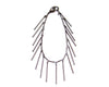 fringe metal decal bracelet