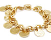 Persian coin bracelet with metal chain