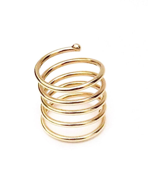Gold Coiled Ring