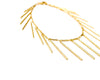 fringe metal decal bracelet