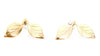 double leaf delicate earrings
