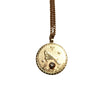 gold aries pendant necklace