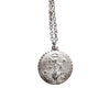 silver libra pendant necklace