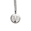 silver cancer pendant necklace