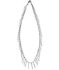 fringe metal decal necklace