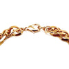 Think cuban link chain with clear teardrop shape Swarovski stones
