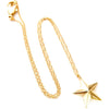 star pendent on a delicate chain