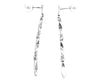 delicate reversible dangle link earrings