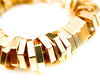 hexagon shaped pendants bracelet 