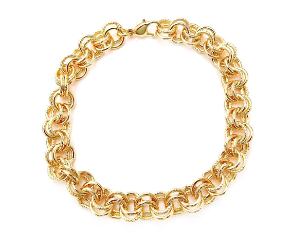 Single chain link bracelet