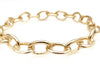 sting gold metal chain link bangle