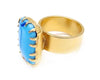 Blue Stone Gold Ring