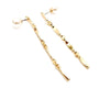 delicate reversible dangle link earrings