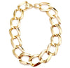 flat chain link necklace