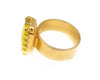 Yellow Stone Gold Ring