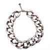 Hand molded chain link necklace