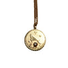 gold aries pendant necklace 