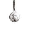 silver Sagittarius pendant necklace