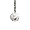 silver Capricorn pendant necklace 